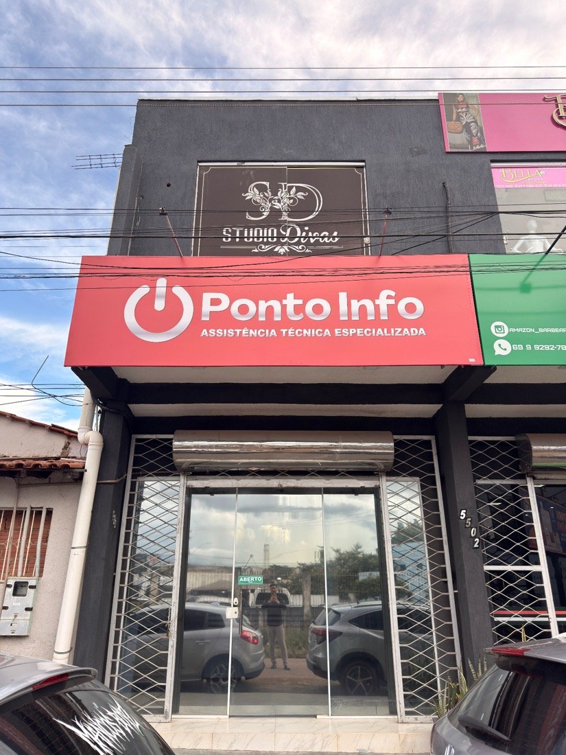 Fachada da Ponto Info na Rua Arruda, Cohab, Porto Velho